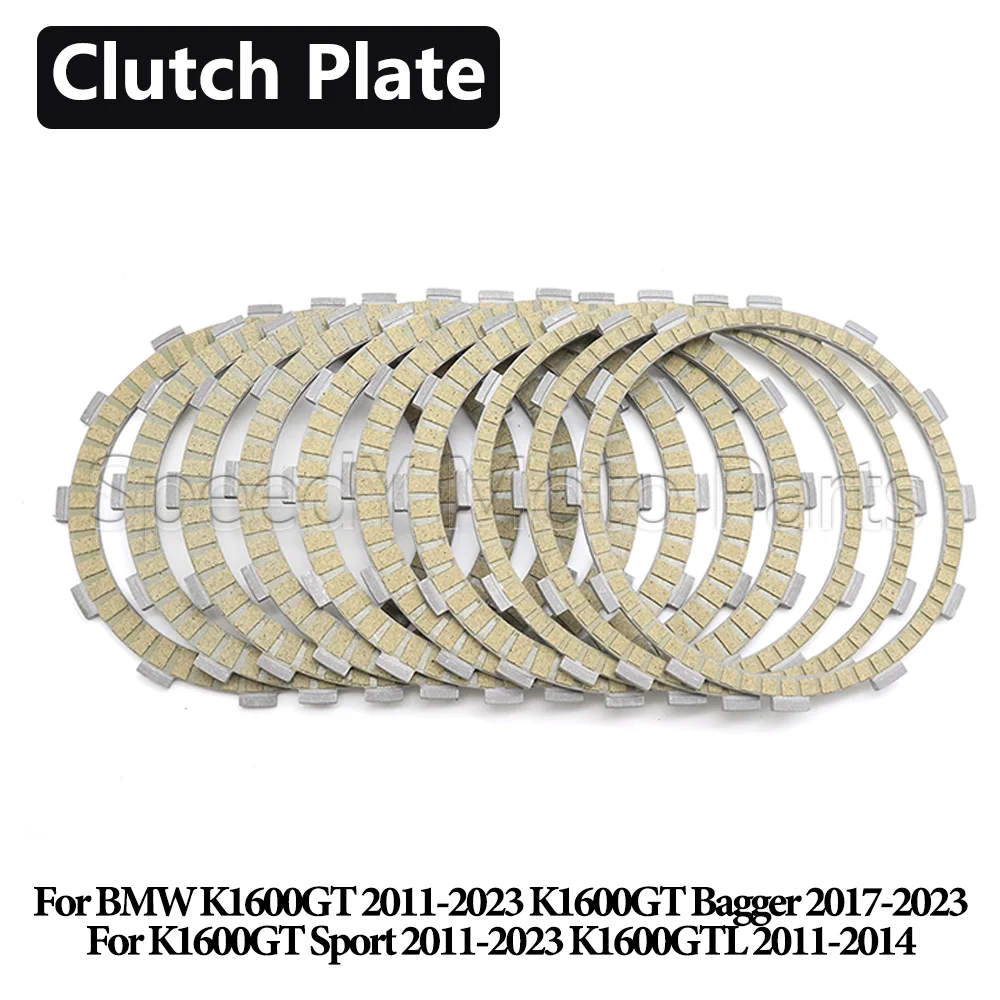 Motorcycle Clutch Plate Steel Friction Disc Kits For BMW K1600GT Bagger Sport K1600GTL K 1600 GT GTL