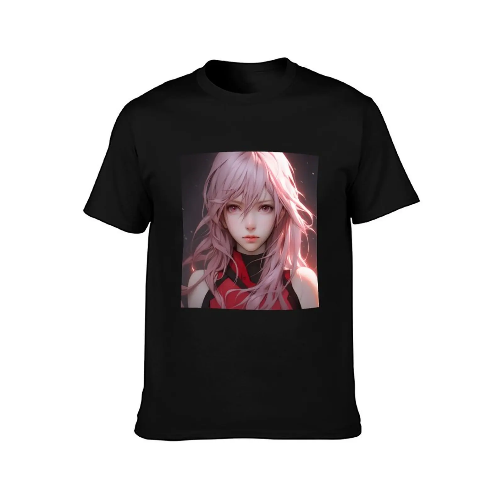 Inori GC Cute Anime Girl T-Shirt plain cute tops blanks anime t shirts t shirts for men