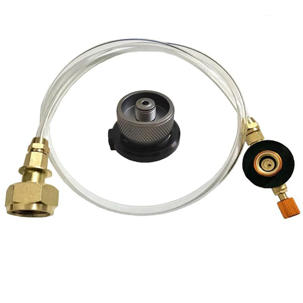 Europe Outdoor Gas Tank Mutual Charging Connection Adapter Camping Liquefied Gas Flat Gas Tank Inflation Connection Pipe