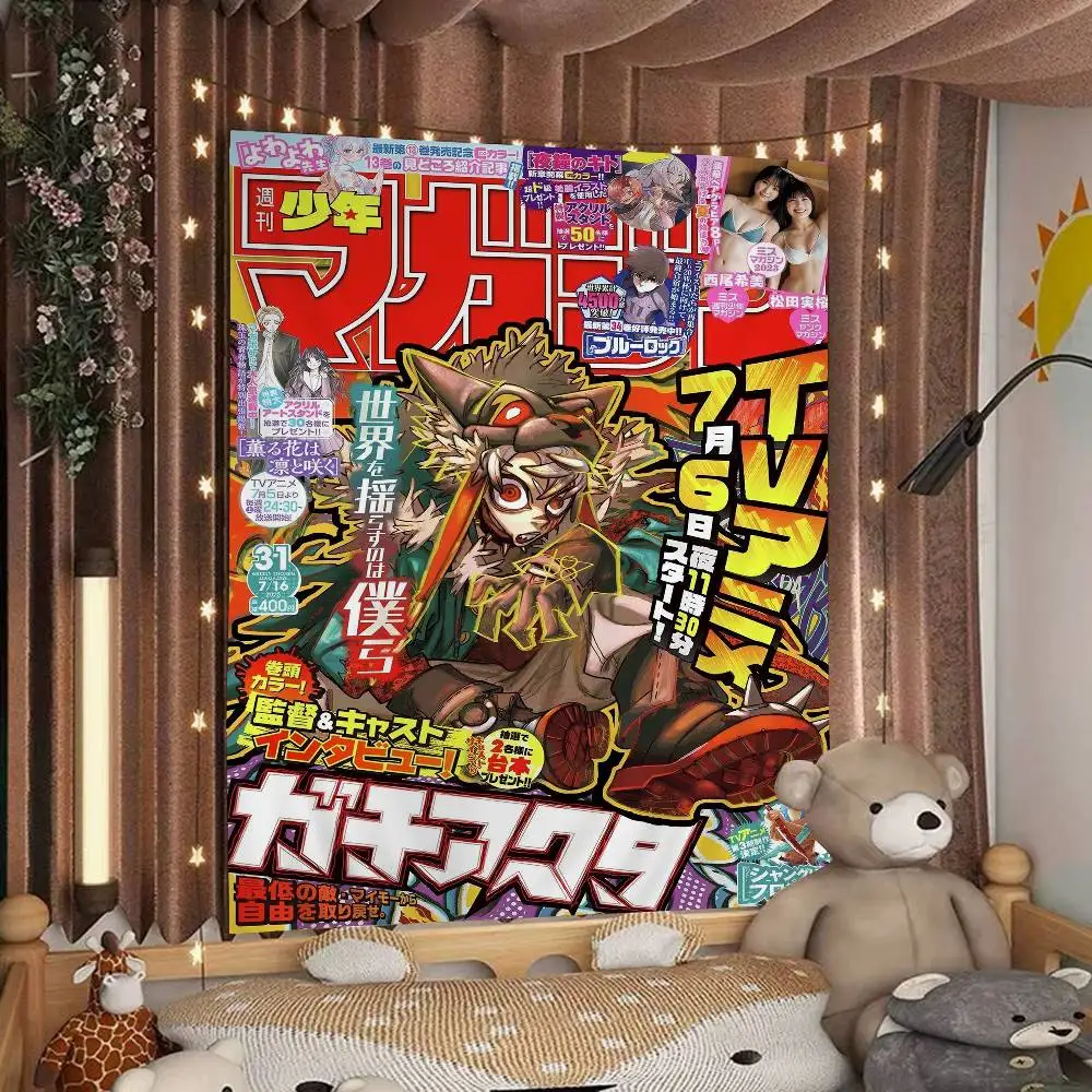 

Японское аниме G-Gachiakuta мультфильм гобелен искусство научная фантастика комната домашний декор настенные листы