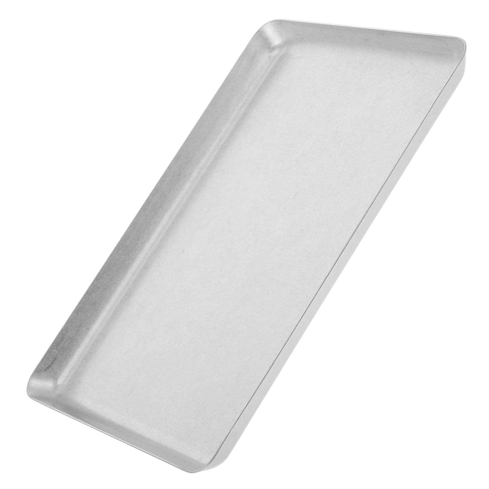 

Stainless Steel Tray Large Capacity Rectangle Design Food Serving BBQ Skewers Utensil Holder Material Camping Picnic