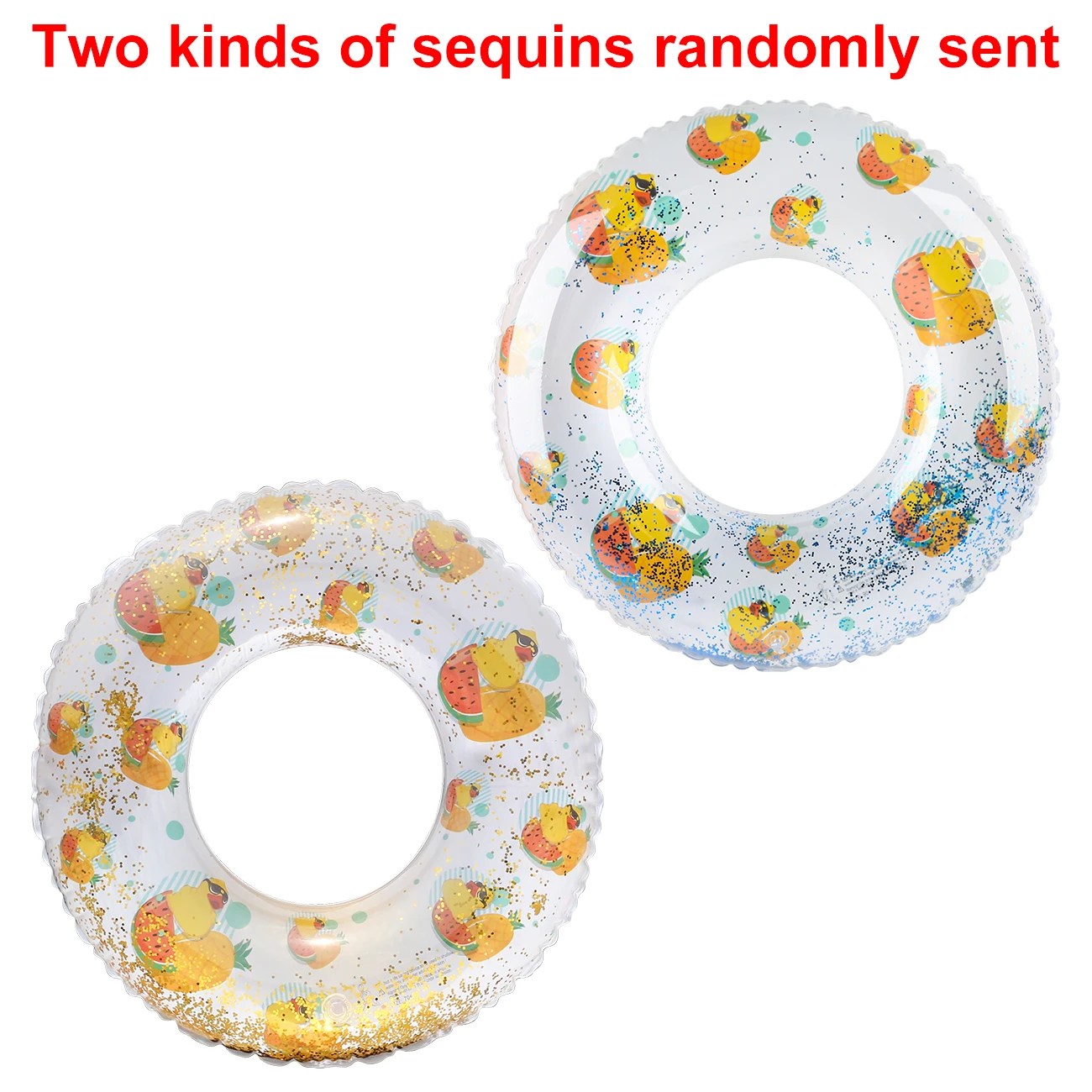 1 Pezzo di Salvagente Gonfiabile a Forma di Anatra, Galleggiante per Piscina, Anello Galleggiante per Sport Acquatici per Lago, Piscina e Feste in Spiaggia