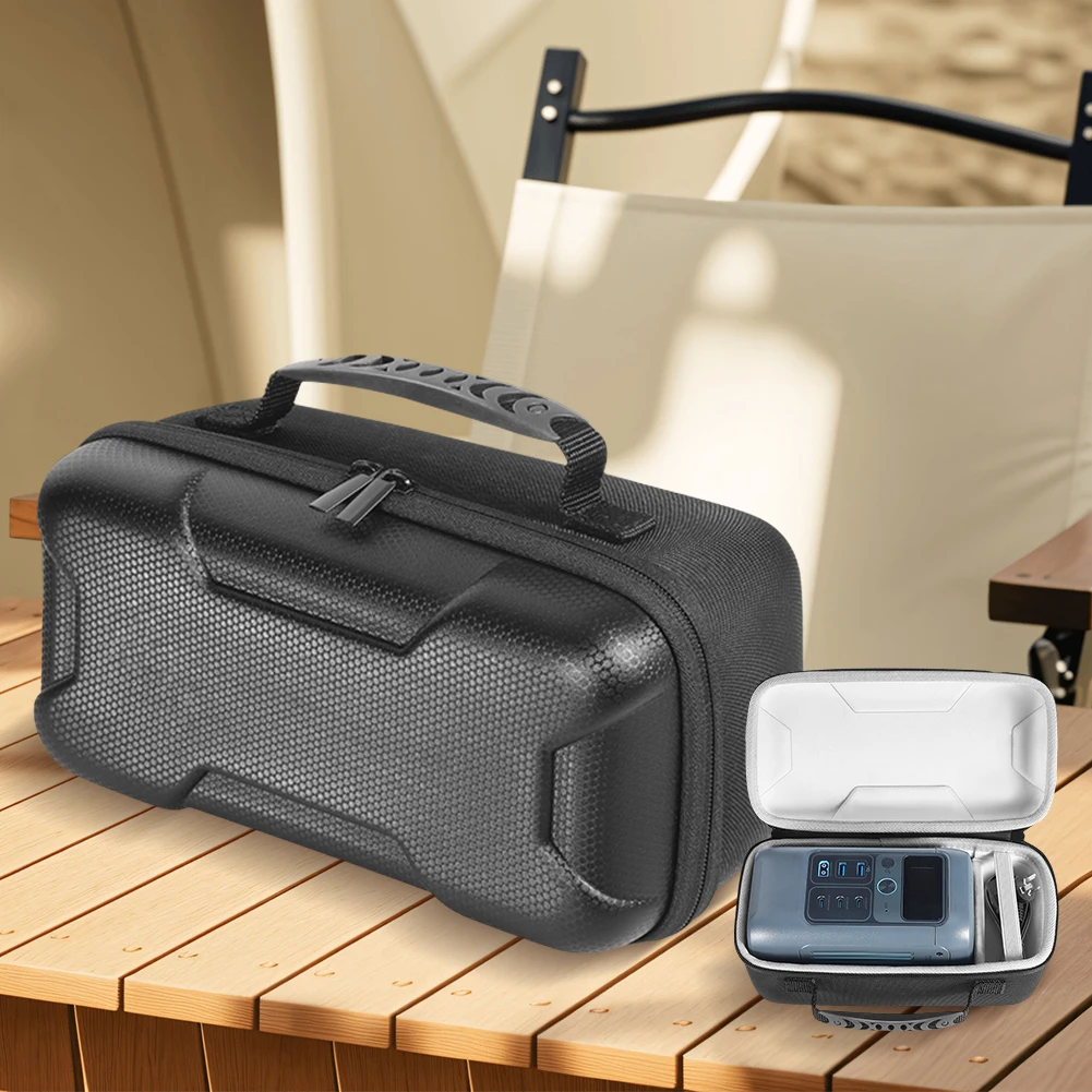 Travel Storage Holder EVA Protective Travel Case Carrying Bag for Anker SOLIX C200 DC Power Bank Station