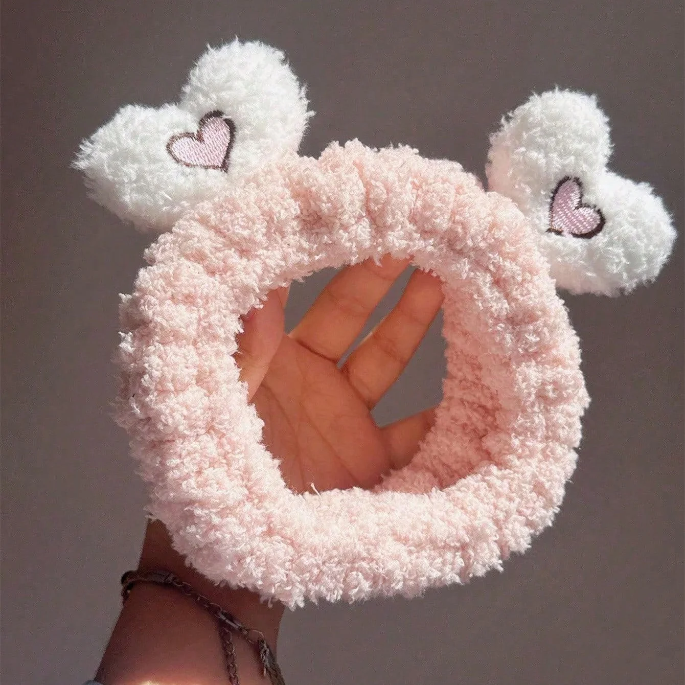 Bonito pequeno animal dos desenhos animados bandana pequeno frango amarelo bandana rosto lavagem maquiagem bandana