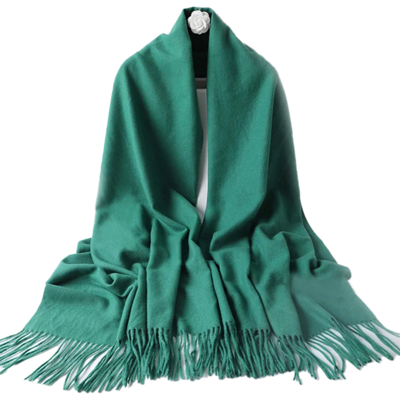 

Winter Advanced Sense 2023 New Solid Color Scarf Dual Use, Blanket and Cover Blanket To Warm Shoulder