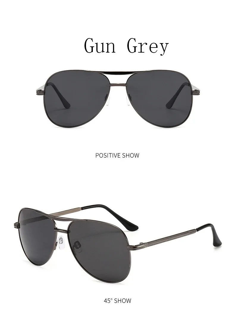 Markendesign Piloten-Polarisierte Sonnenbrille für Herren und Damen – Modetrend für Outdoor, Radfahren, Autofahren – Sonnenbrille, Schutzbrille, Eyewear 2026 – Detail 10