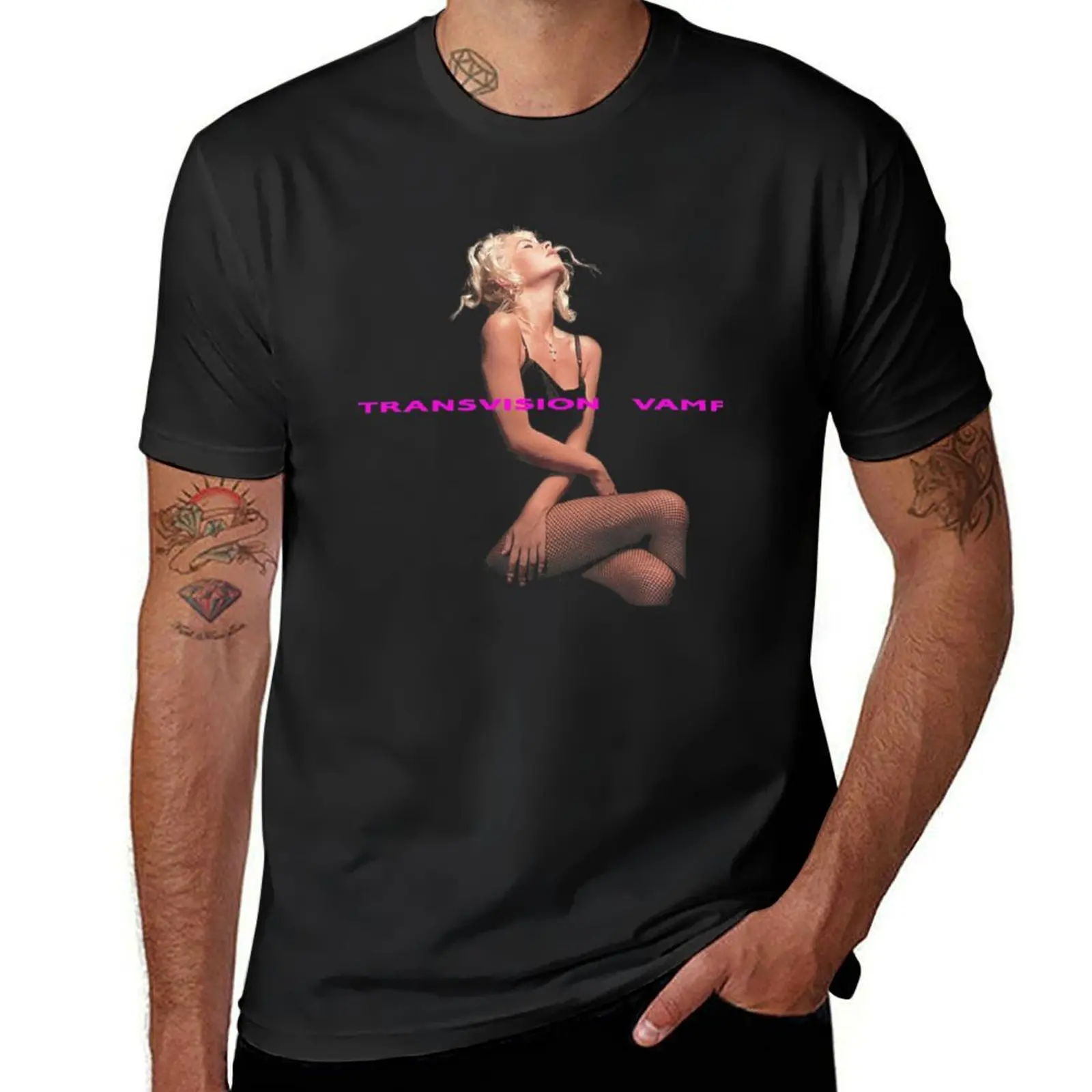 

TRANSVISION VAMP T-Shirt oversized plus size tops men workout shirt