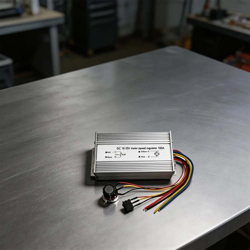 100A DC Motor H-Bridge Industrial Speed ​​Controller  High-Power Driver Motor Speed From 0% To 100% Motor Replacement Parts