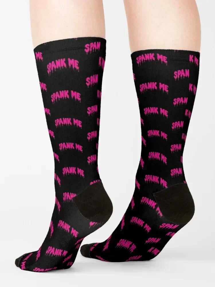 Spank Me Bondage BDSM Fetish Kinky Socks floor halloween snow Toe sports Men's Socks Women's