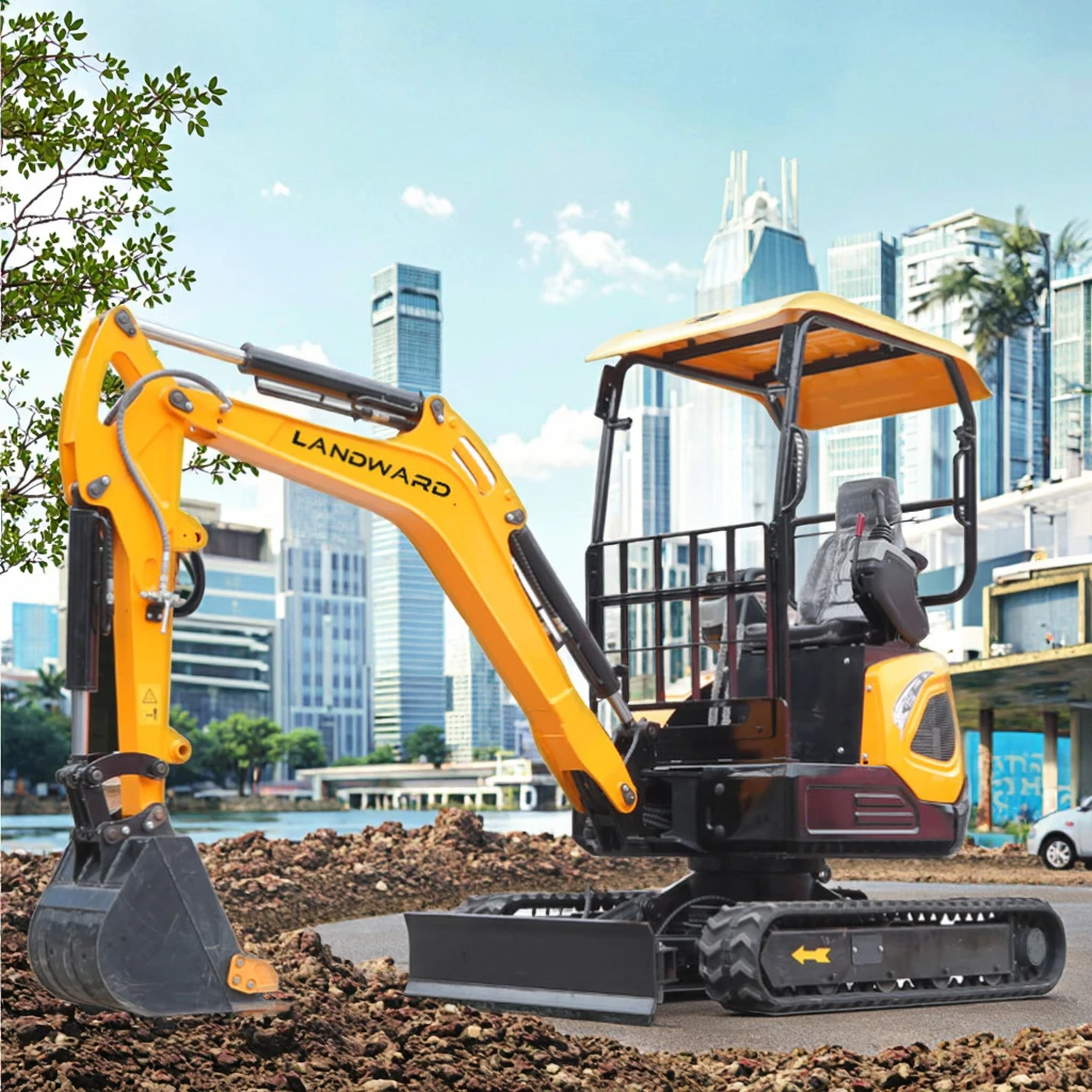 

Wholesale 0.6 Ton 1.8T Mini Excavator Euro 5 Customized Home Digger Machine Hydraulic 2.6 Ton Crawler Excavator Factory For Sale