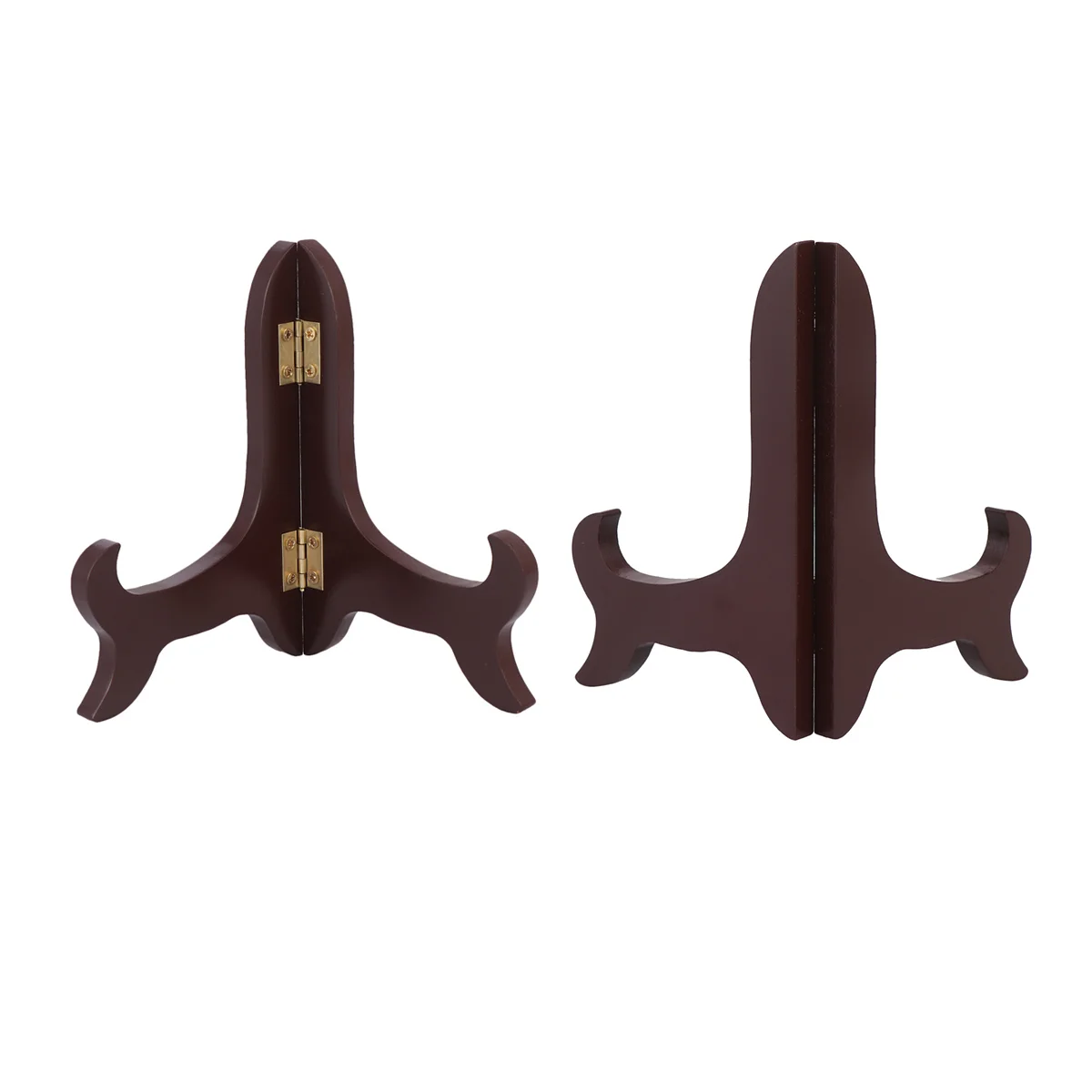 

Plate Holder Stand Picture Easels for Display Tea Cake Shelf Wood Wooden Frame Lovers