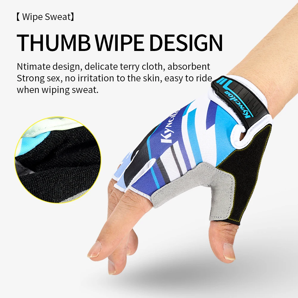 Fahrradhandschuhe Sport Fitness Männer und Frauen atmungsaktive rutschfeste kurze Finger Outdoor Fahrrad Halbfingerhandschuhe
