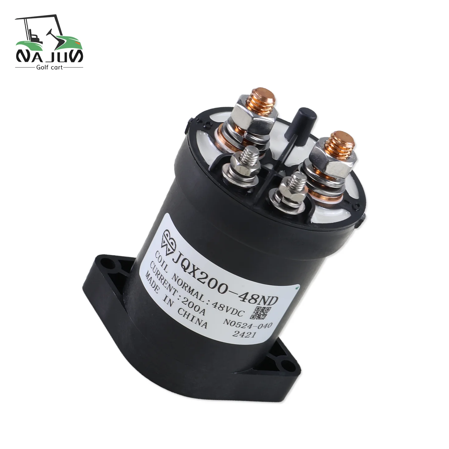 Golf Cart Parts 48V 200A DC Solenoid for E-Z-GO Marshell Electric Golf Buggy Car OE JQX200-48ND
