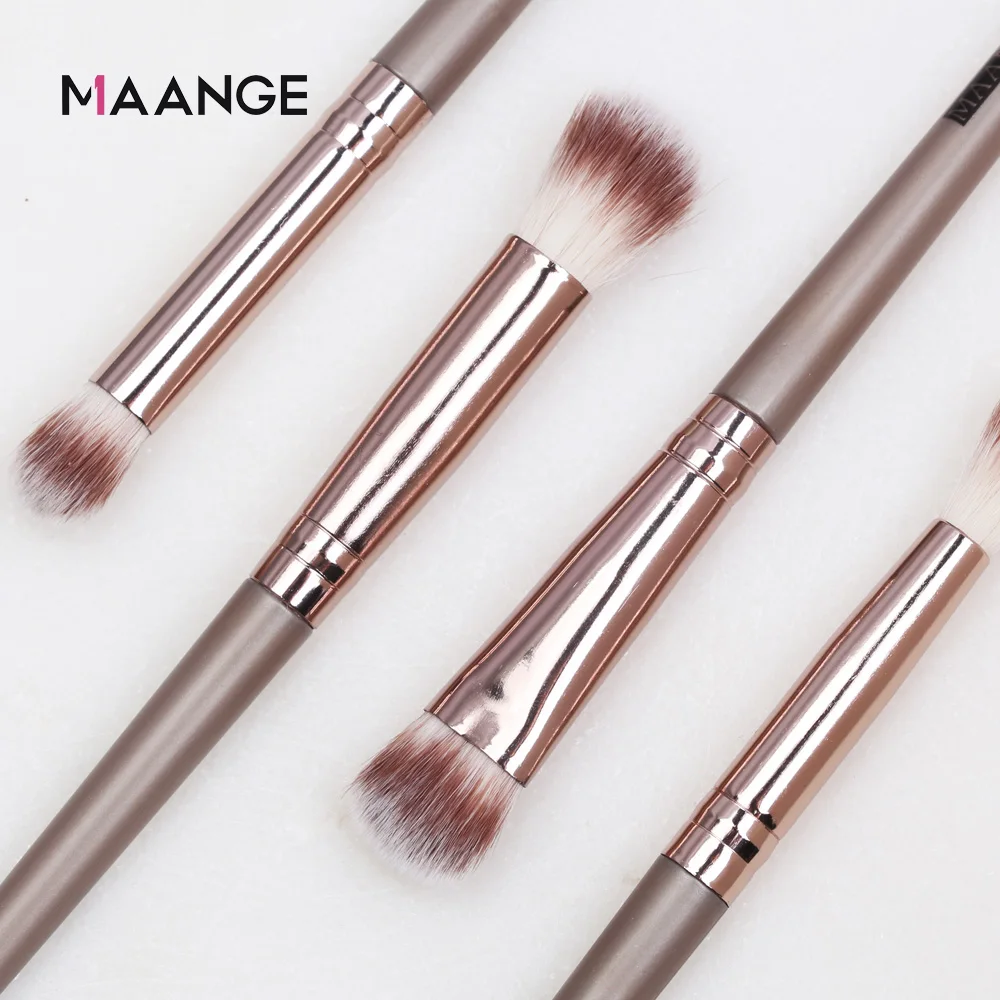 MAANGE 18Pcs Makeup Brushes Set Professional Natural Hair Foundation Powder Eyeshadow Blush Make Up Brush Cosmetic Beauty Tools