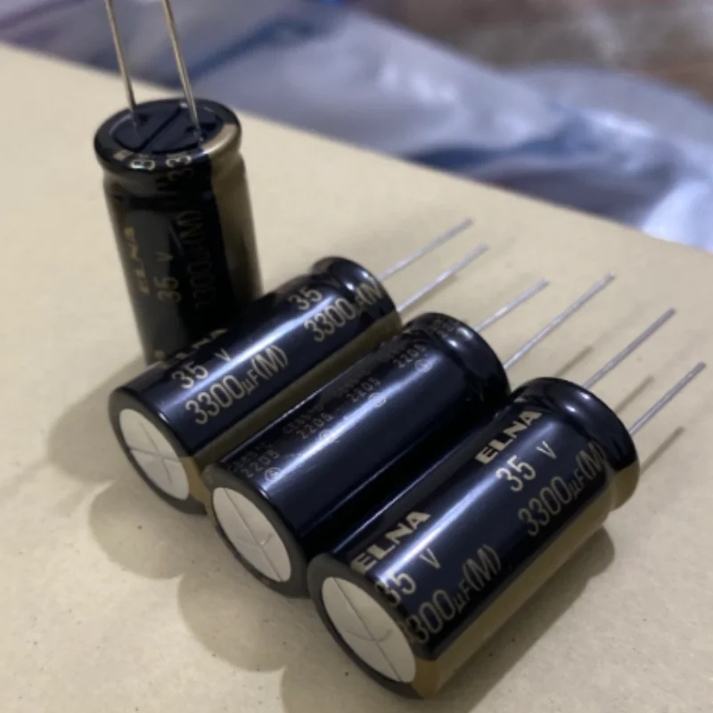 

5PCS-30PCS 3300UF 35V Japanese Ina ELNA Audio Capacitor 35V3300UF 16 * 31.5 RA3 Black Gold