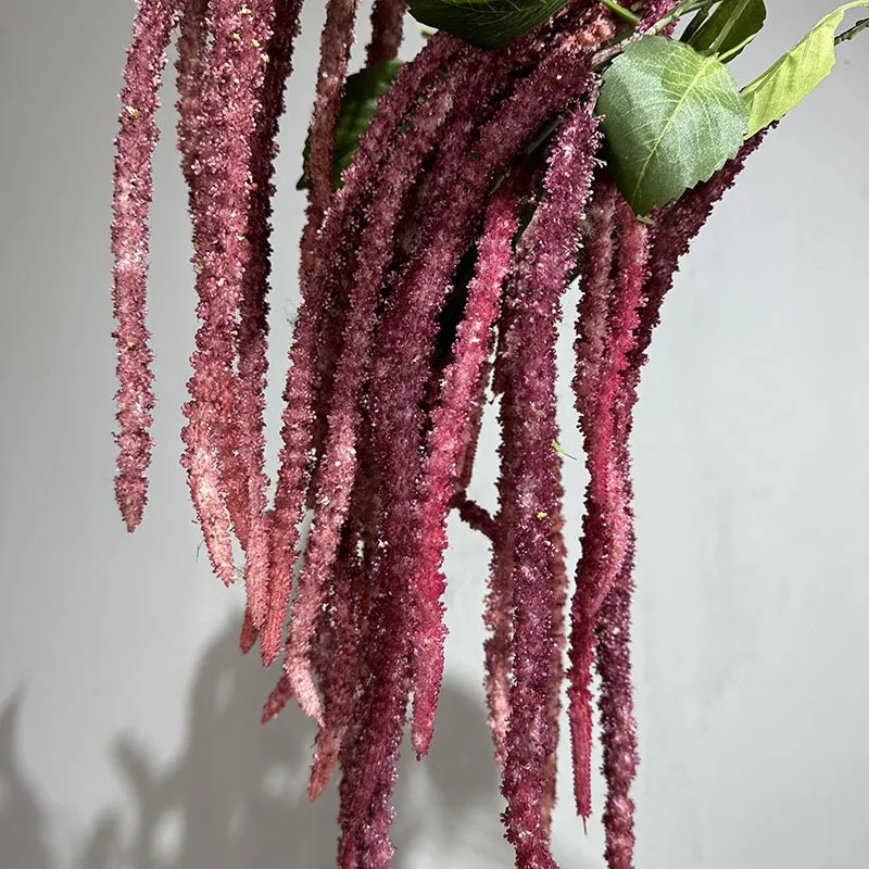 1 Stücke Elegante Hochwertige Künstliche Hängende Rebe Schaum Beere Künstliche Gummi Blume Dekor Hause Hochzeit Vielseitig Faux Floral – Detail 17