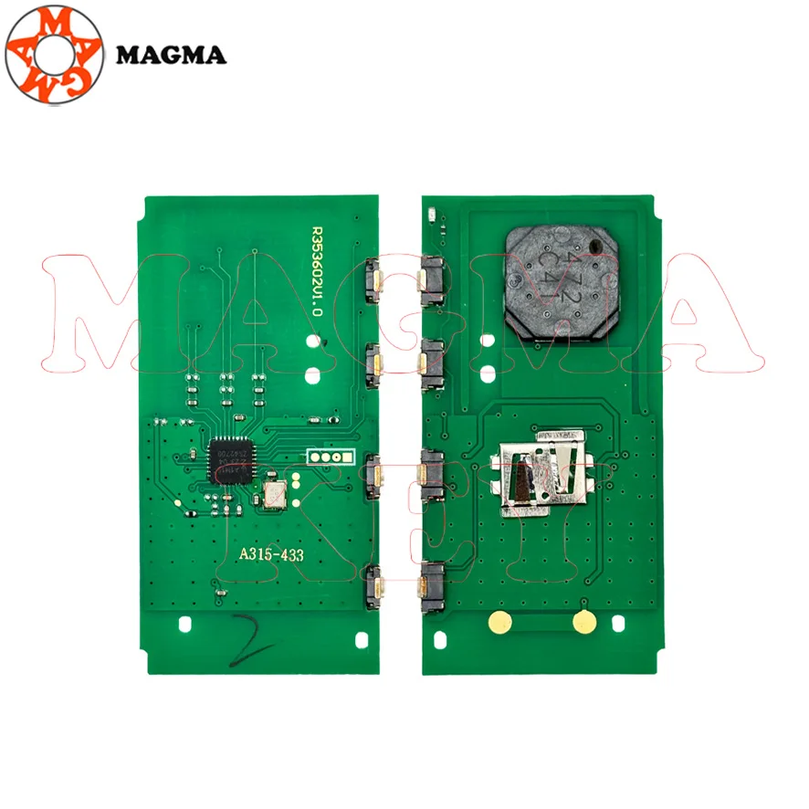 MAGMA WAZSKE13D03 مفتاح السيارة التحكم عن بعد لمازدا CX-5 CX-9 MIATA MX5 M6 6A/ID49 Hirag-Pro رقاقة 315/433MHz بطاقة القرب