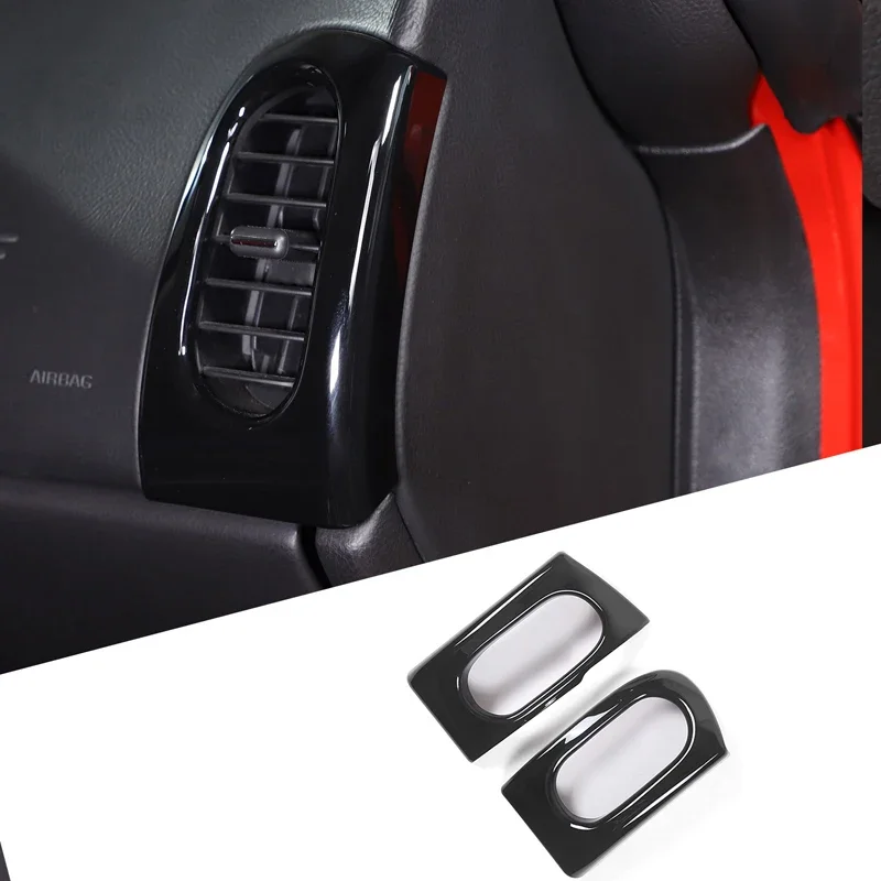 

For Chevrolet Corvette C6 2005-2013 ABS Car Dashboard Side Air Outlet Frame Trim Auto Accessories