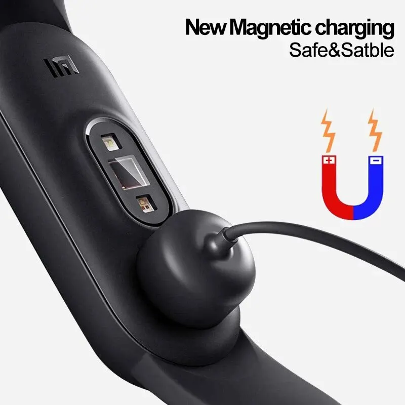 Magnet Charger Wire For Xiaomi Mi Band 2 3 4 5 6 7 8 Charging Cable For Redmi 2 Band 0.6M/1M Portable USB Charging Adapter