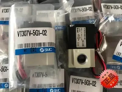 SMC high-frequency solenoid valve VT307V-4G1/5G1-01 VT317V-5G/DZ-02 two position three-way vacuum valve