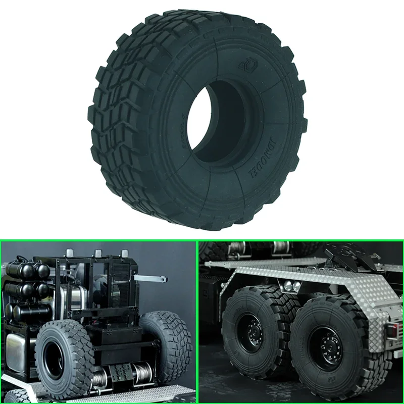 

1x Simulated Rubber Tire Climb for 1/14 Tamiya RC Truck Car Scania 770S BENZ 3363 VOLVO FH16 MAN Diy Parts Toys