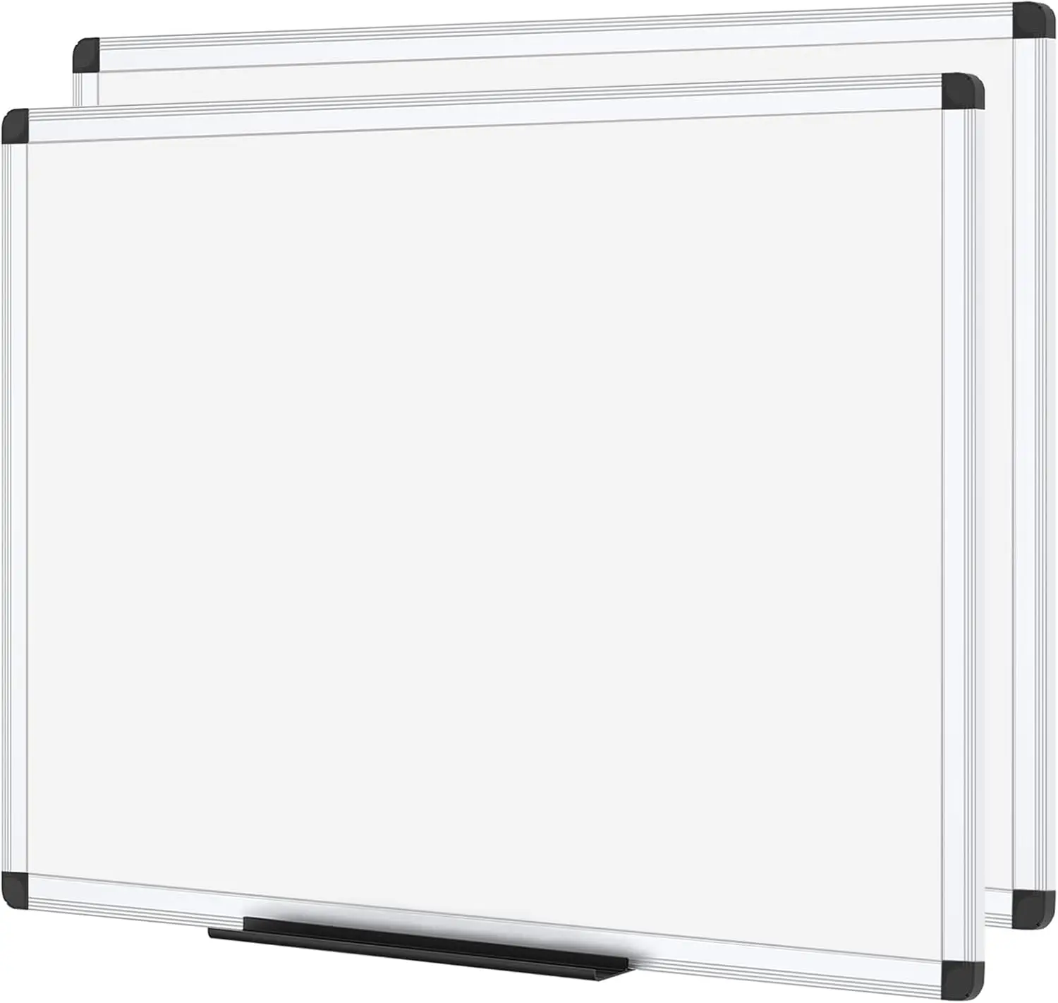 

Magnetic Whiteboard Set, 48x36 Inches, 2 Pack for Easy Installation and Smooth Writing Surface