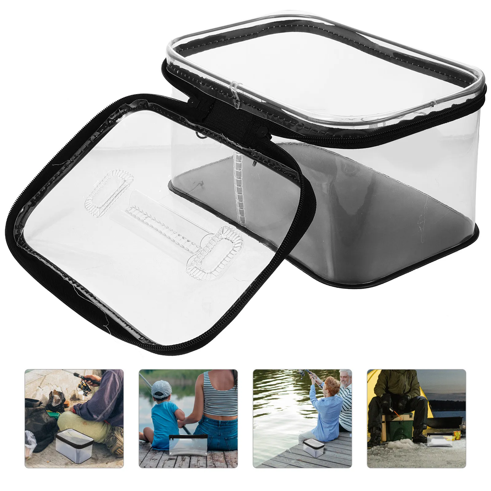 

Мини-органайзер для рыболовных снастей, компактный контейнер для приманок, коробка для хранения рыболовных крючков из EVA для рыболовов на открытом воздухе, аксессуары для рыбалки