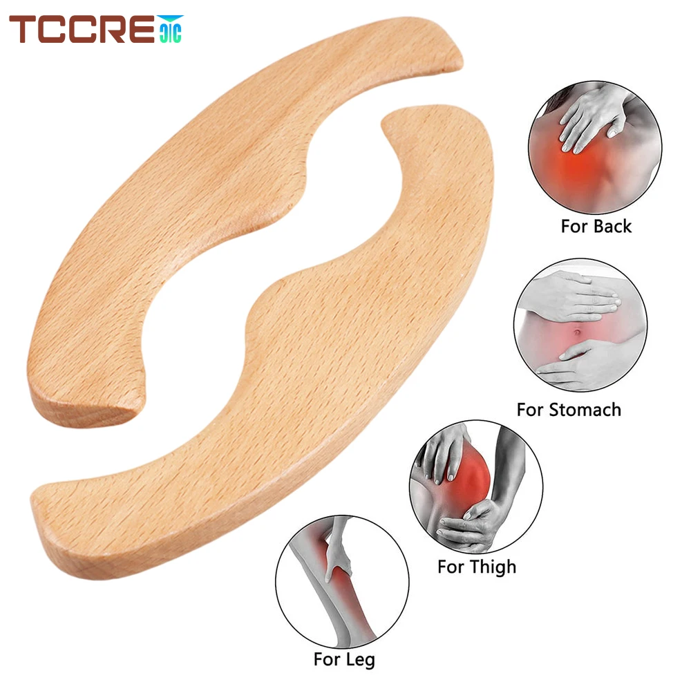 

Wooden Gua Sha Massage Scraper Anti Cellulite Lymphatic Drainage Wood Therapy Tool Whole Body Manual Muscle Pain Relief Massager