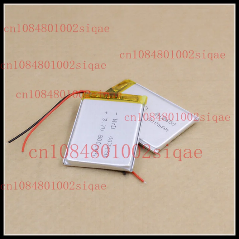 5 PCS 800mAh 3.7V Lipo Li-Polymer Battery For MP3 DVD GPS Recorder Camera 403450