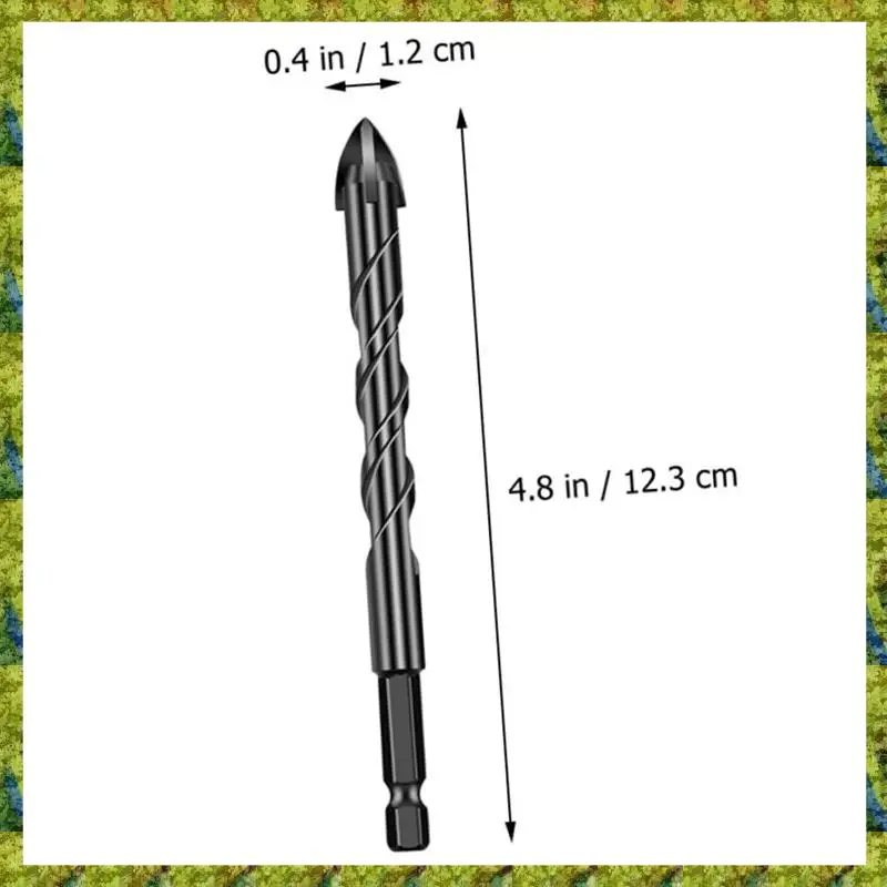 UISN 7 Stück Sechskantschaftbohrer Brennholz Handbohrkegel Mehrzweckbohrer Stufenbohrer Fliesenbohrer
