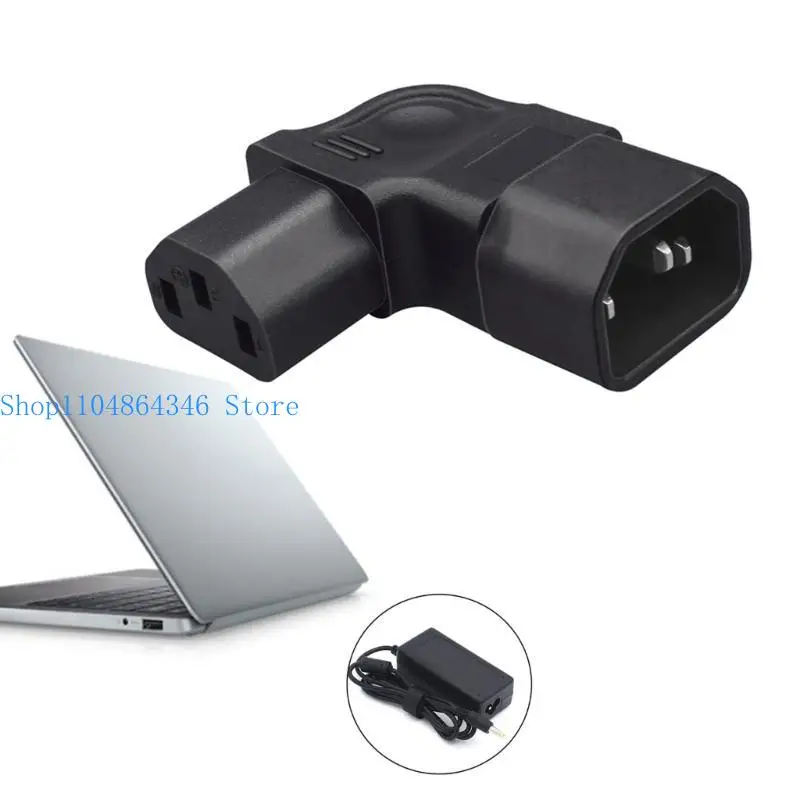 652F IEC 320 C13 to C14 Power Plug C13 Female to C14 Male Power Conversion Adapter