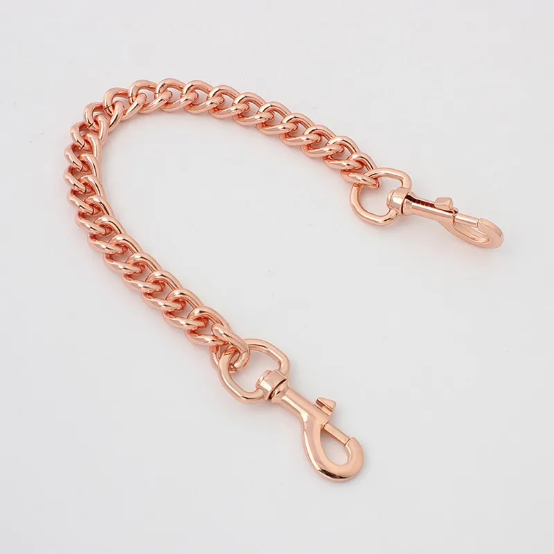 30/60/100/120cm Rose gold Luxury Aluminum Chain Handbag Strap Anodized Colored Chain for DIY Accessories Women Bags view 6