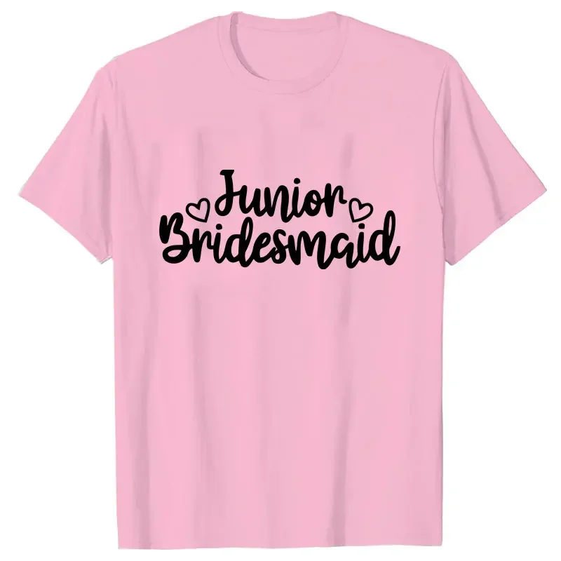 Bruids Bruiloft Verlovingsfeest Blouses Team Bruid T-Shirt Vrijgezellenfeest Tops Vrouwen Korte Mouwen Tshirt Roze Witte T-Shirts