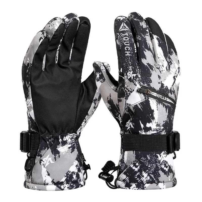 Ski Gloves for Men and Women Winter Warm Windproof Non Slip Water Resistant Touch Screen for Outdoor Cycling Motorcycle