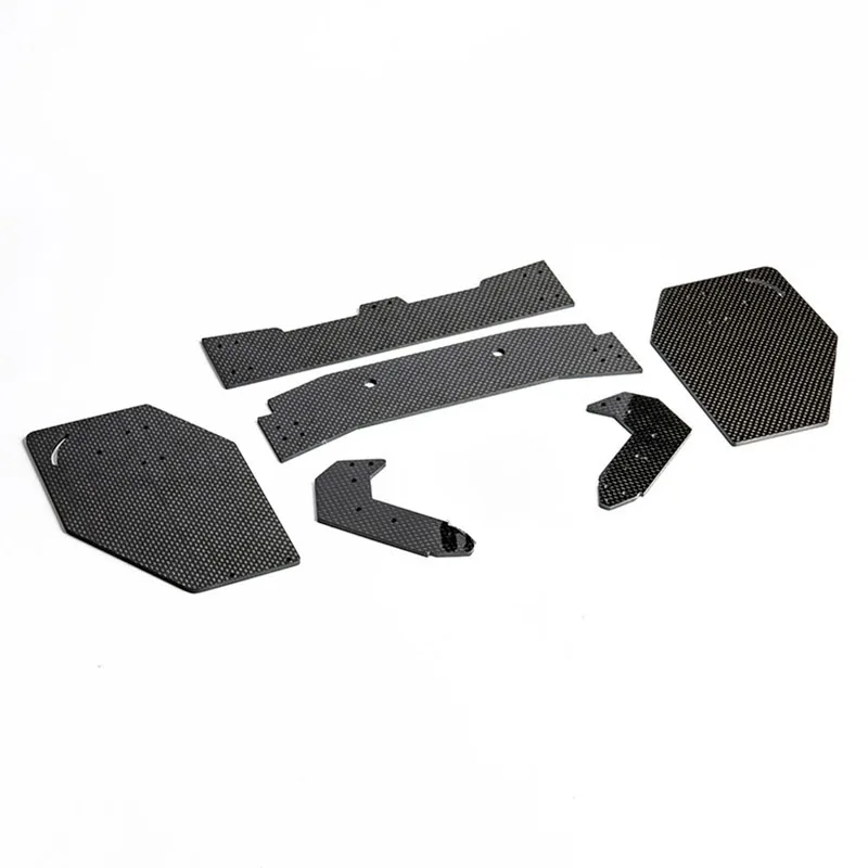 Simulation Carbon Fiber Tail Wing Can Be Linked Original Car Size Model Car for 1/7 ARRMA LIMTLESS Model RC Truck Car