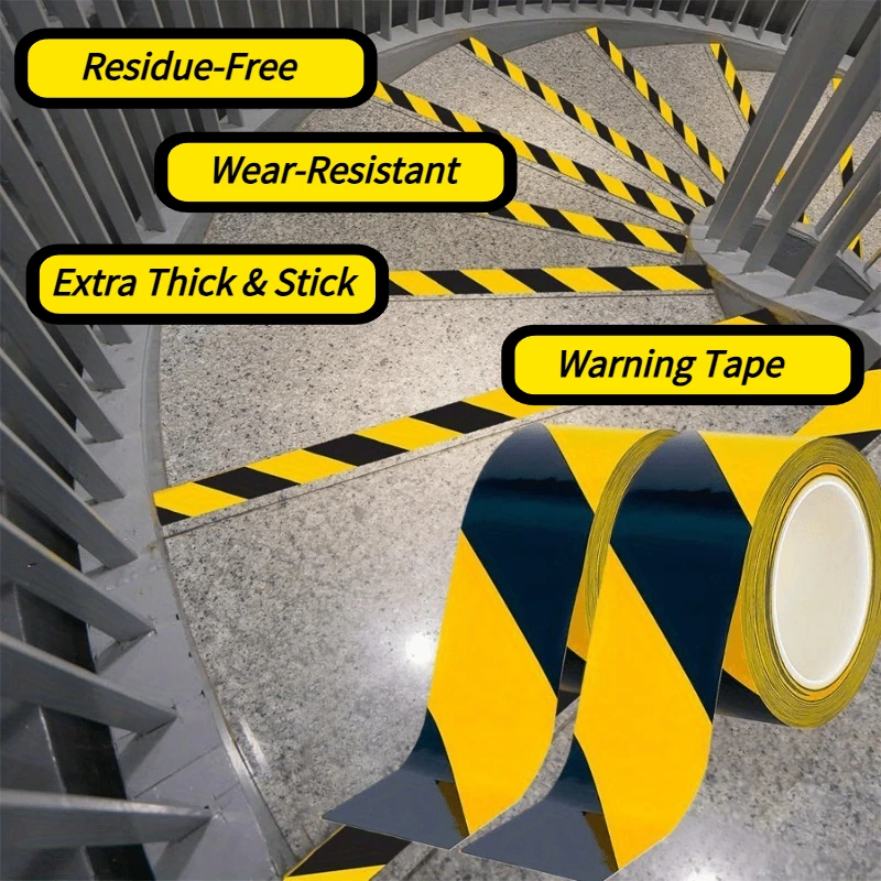 Heavy Equipment Hazards - Ruban de signalisation de danger noir