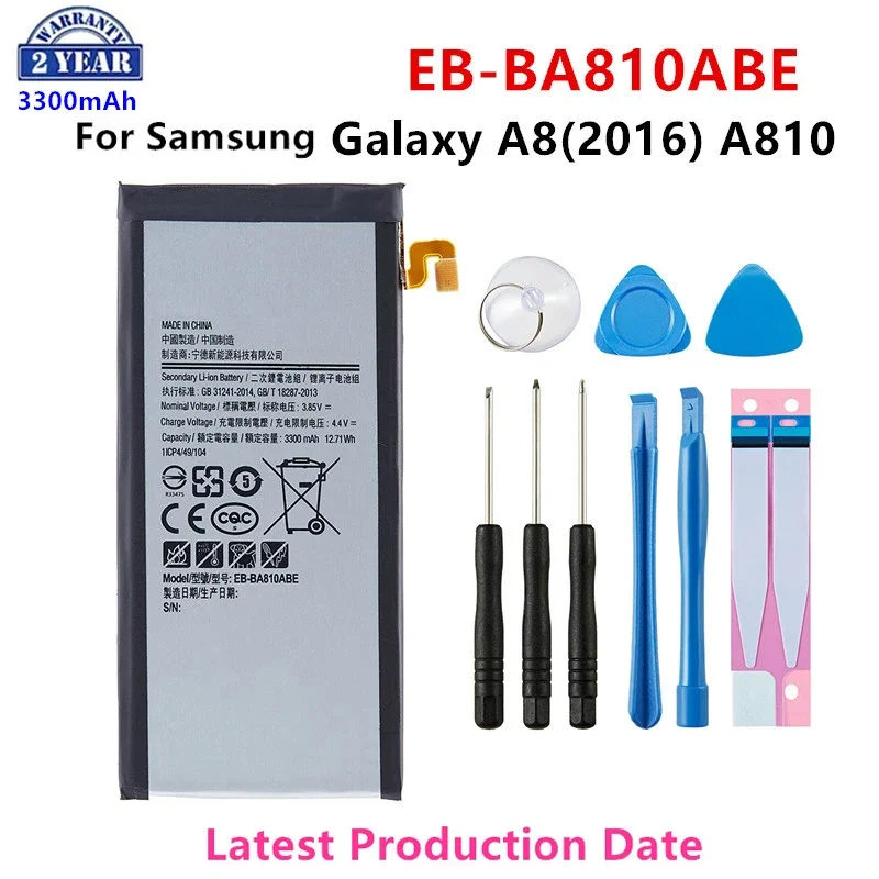 

Brand New EB-BA810ABE 3300mAh Battery For Samsung Galaxy A8(2016) SM-A8100 SM-A810F SM-A810YZ SM-A810S/DS Batteries+Tools