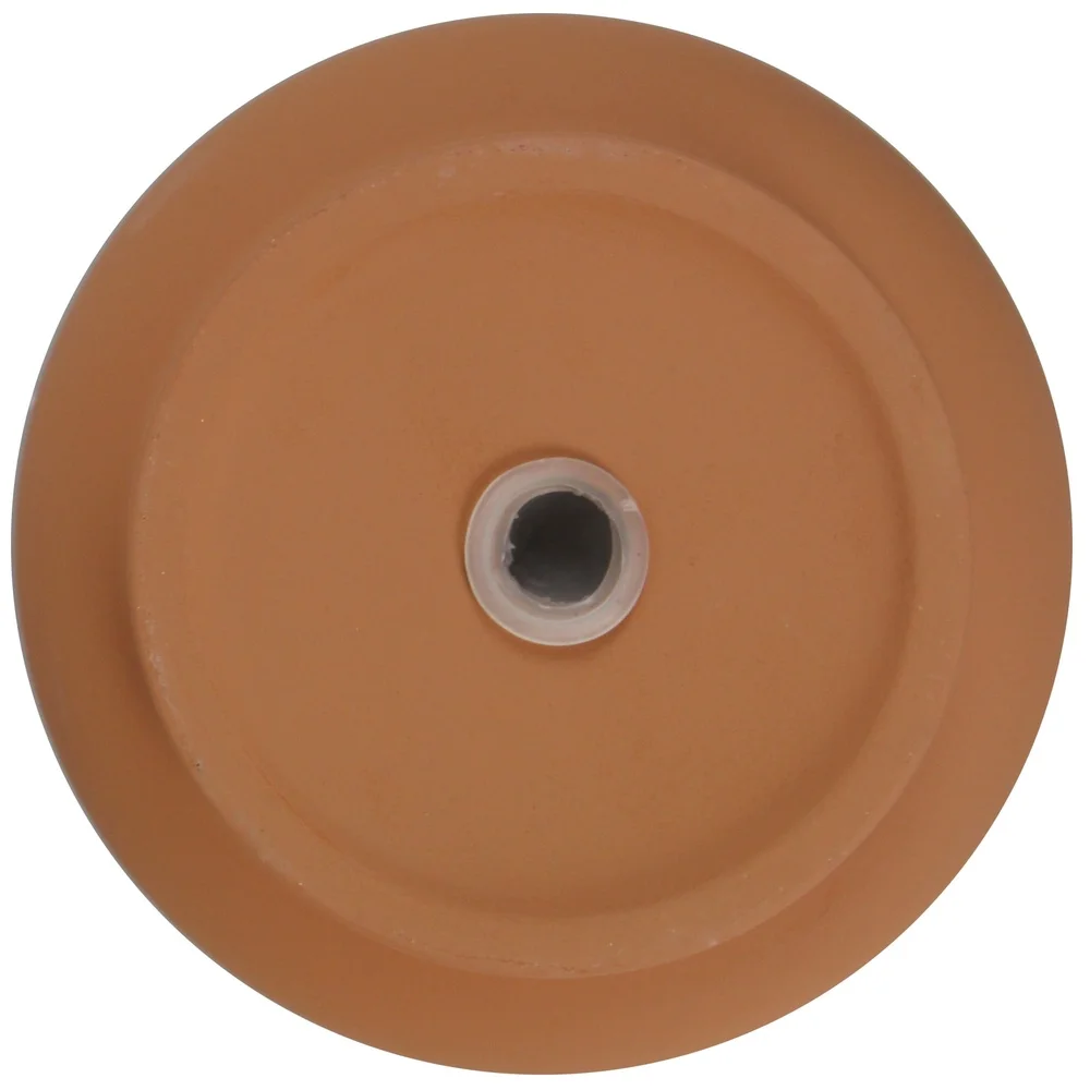 زارع زراعي مستدير من الطين مع وعاء أسطواني 8 بوصة نباتات منزلية صغيرة وأعشاب عصرية للاستخدام الداخلي والخارجي