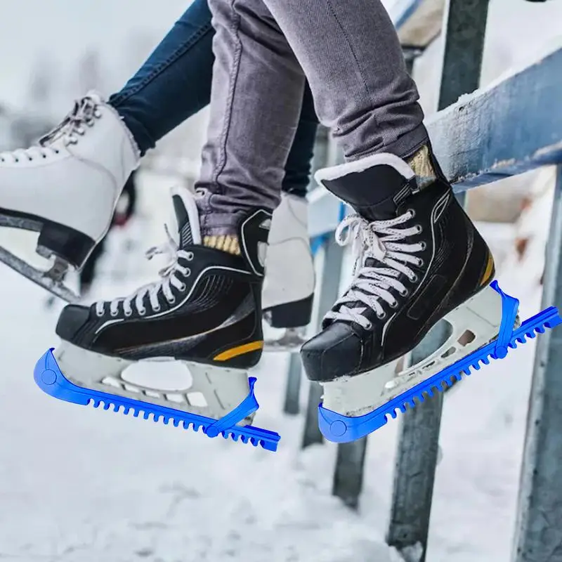 1 Pair Universal Ice Blade Protector Non-Slip Universal Ice Skate Blade Guards Wear-Resistant Ice Knife Blade Protector Sleeve