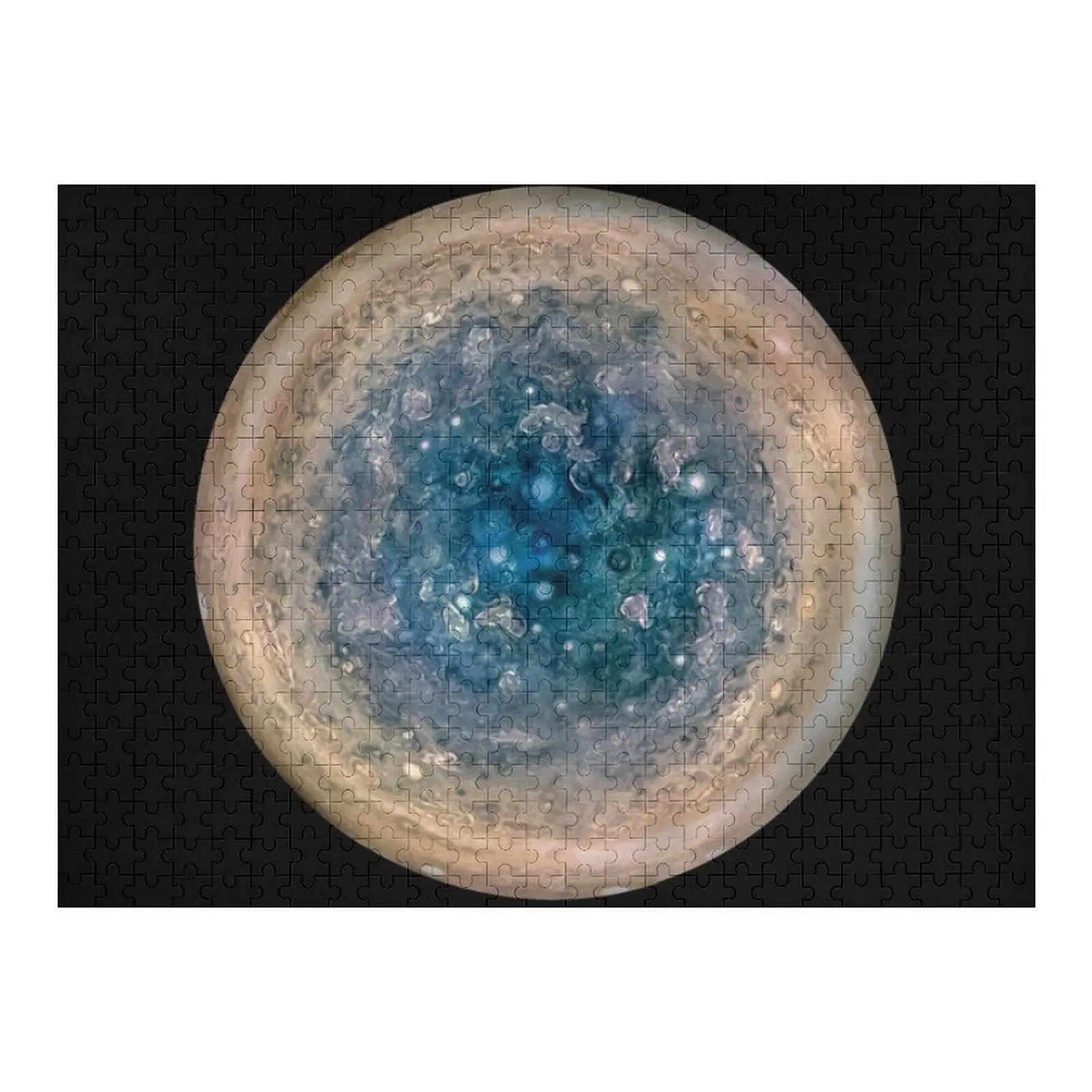 

Jupiter's beautiful South Pole, Astronomy, Outer Space Jigsaw Puzzle Toddler Toys Customized Gifts For Kids Puzzle