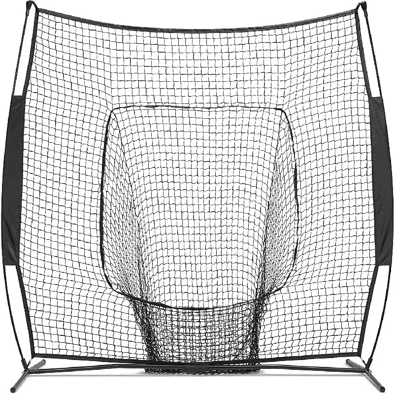 

Baseball and softball net 7X7 indoor and outdoor practice net Baseball and softball strike practice Portable rebound