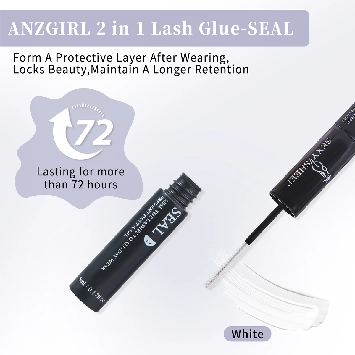 ISEEN DIY Wimpernverlängerungsset, 300 Stück, Wimperncluster, individuelles Wimpern-Set mit Wimpernbindung und Dichtung und Wimpernpinzette, Wimpernentferner