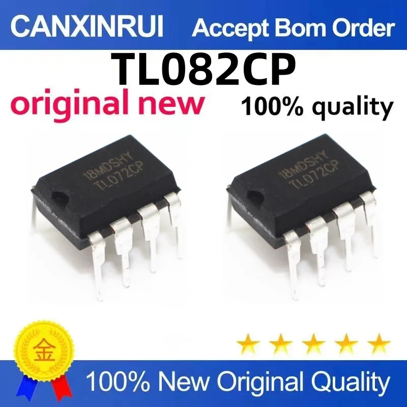 

（100 pieces）TL082 TL082CP TL082CN In-Line DIP-8 Op Amp Chip