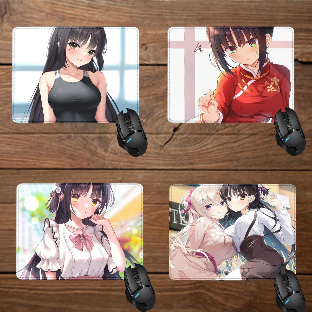 

Small Mouse Pad Cafe Stella to Shinigami no Chou teclado Mat Desk Durable Desktop Mousepad Rubber Decoracion Gamer Mousepad 