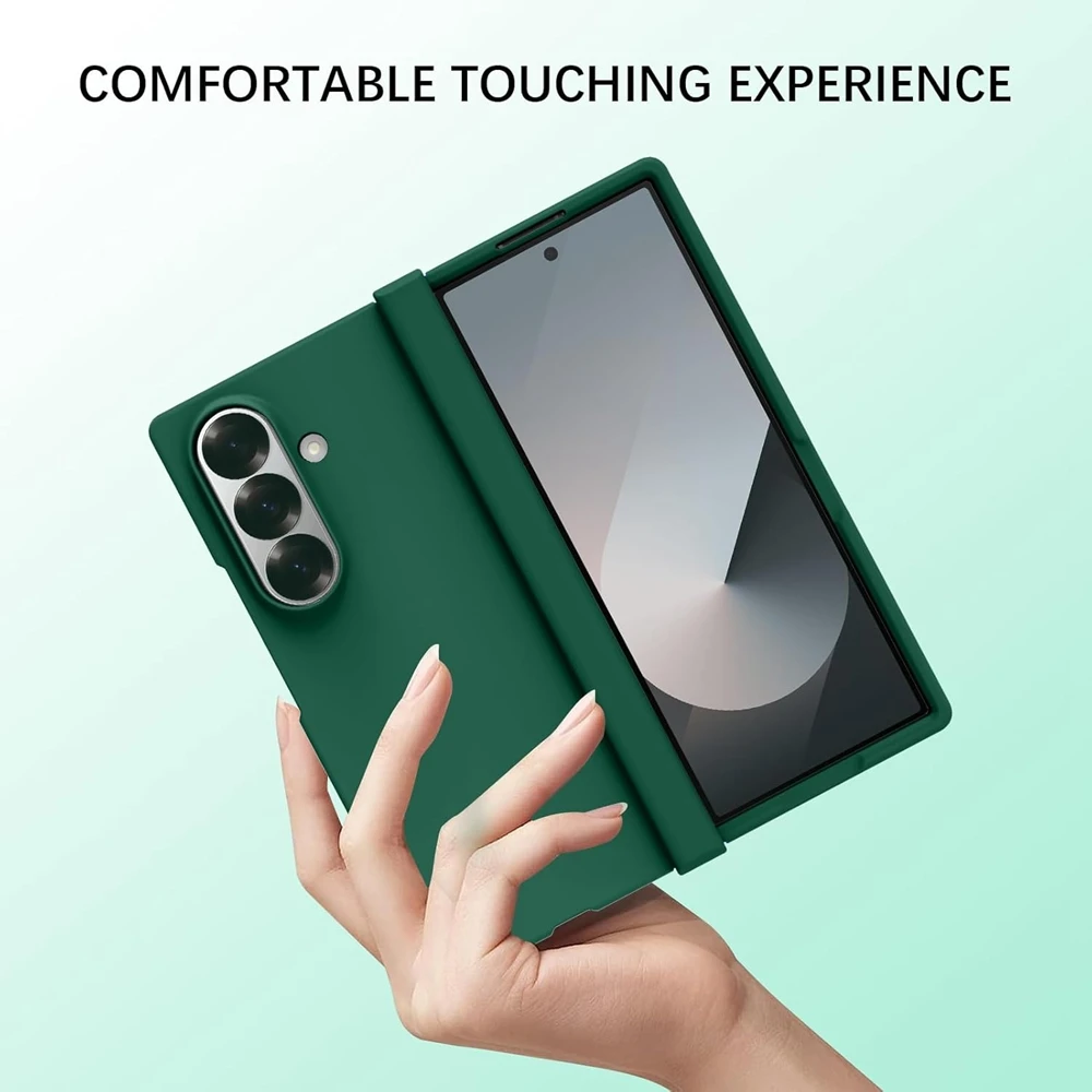 حافظة لهاتف جالاكسي Z فولد 7 حافظة حماية مفصلية مقاومة للصدمات بقصة ضيقة من البولي كربونات غطاء خلفي مضاد للخبط لهاتف سامسونج جالاكسي Z فولد 7 6 5 4 3