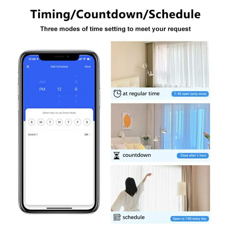Tuya Smart WiFi Zigbee Curtain Module Blinds Switch Automatic Curtain Control System App Remote Control Support Smart Life