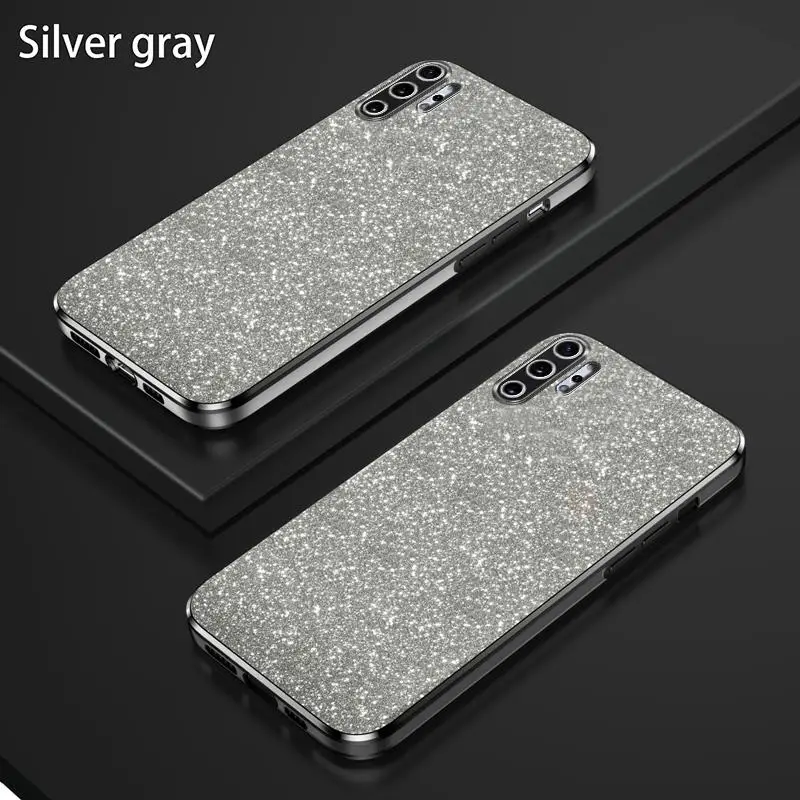 Note10 + Luxury Gradient Glitter Plating Case For Samsung Galaxy Note 10 Plus 5g Women Soft Silicone Protect Back Cover 10plus