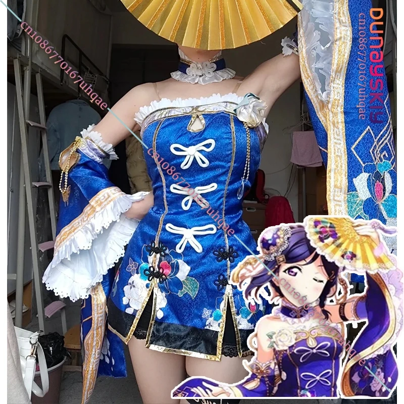 

SAIKOU-Kurosawa Dia Ohara Mari Kanan Matsuura Cheongsam Cosplay Costume LoveLive!Sunshine! Halloween Chinese style Woman Costume