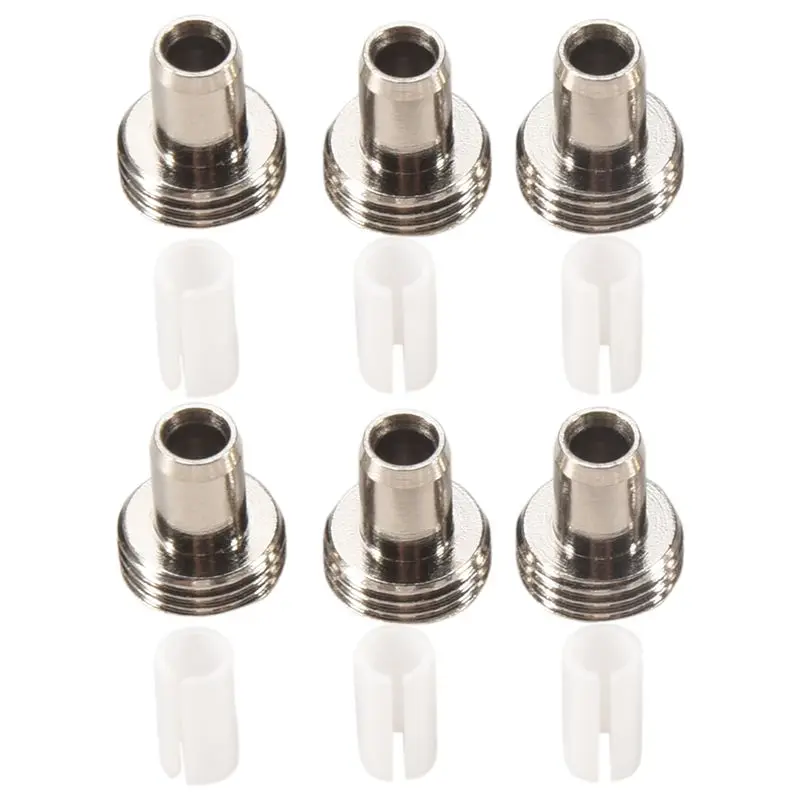 

HHTL 6 шт. трубчатых муфт и 6 шт. металлических адаптеров-коннекторов для визуального локатора повреждений оптоволокна