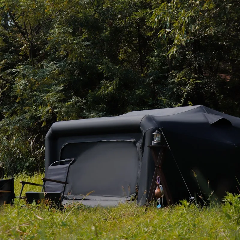 

Oxford Cloth Inflatable Tent Outdoor Camping Portable Windproof Rainproof Ventilate Sun Protection Collapsible Inflatable Tent